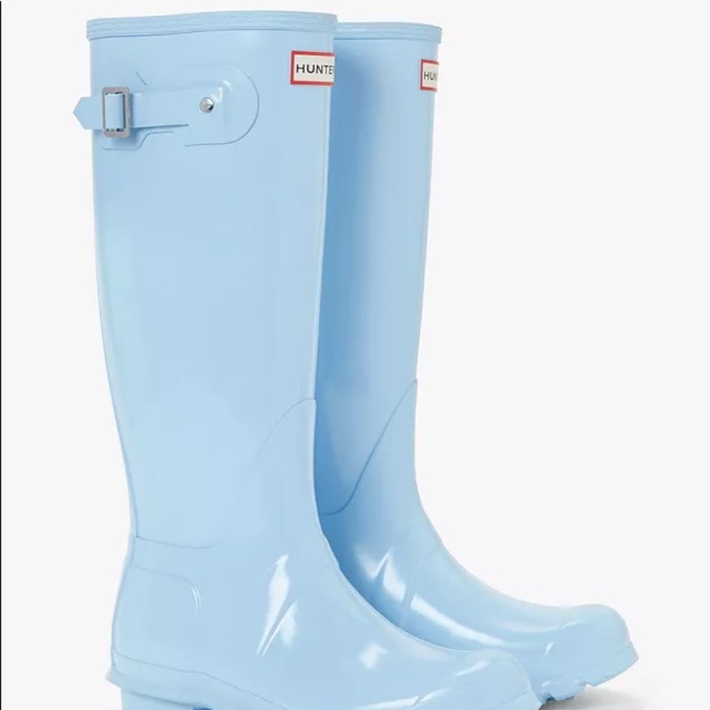 Blue Hunter Boots